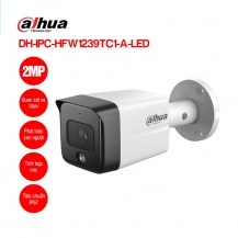 Camera IP Full Color 2MP DAHUA DH-IPC-HFW1239TC1-A-LED