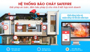 hệ thống báo cháy safefire cho nhà ở kết hợp kinh doanh giải pháp an toàn tối ưu