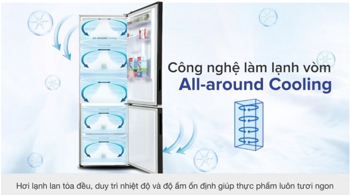 Tủ lạnh Samsung Inverter 307 lít RB30N4190BU/SV