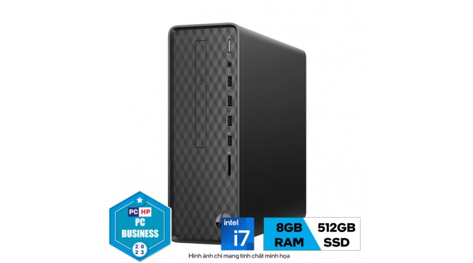 PC HP S01-pF2024d (i7-12700/8GB RAM/512GB SSD/WL+BT/K+M/Win 11) (6K7B3PA)