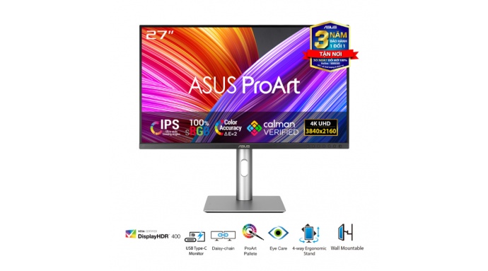 Màn hình ASUS ProArt PA279CRV (27 inch/UHD/UHD/IPS/60Hz/5ms)