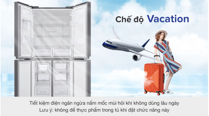 Tủ lạnh Samsung Inverter 488 lít Multi Door RF48A4000B4/SV