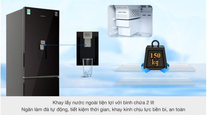 Tủ lạnh Samsung Inverter 307 lít RB30N4190BY/SV