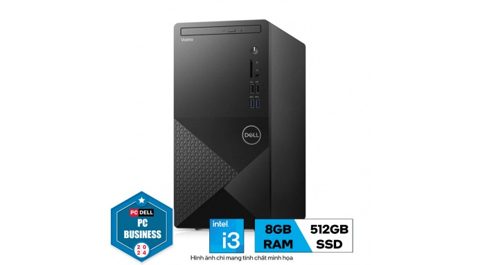 PC Dell Vostro 3020T (i3 13100 8GB RAM/512GB SSD/WL+BT/K+M/Win11) (71031596)