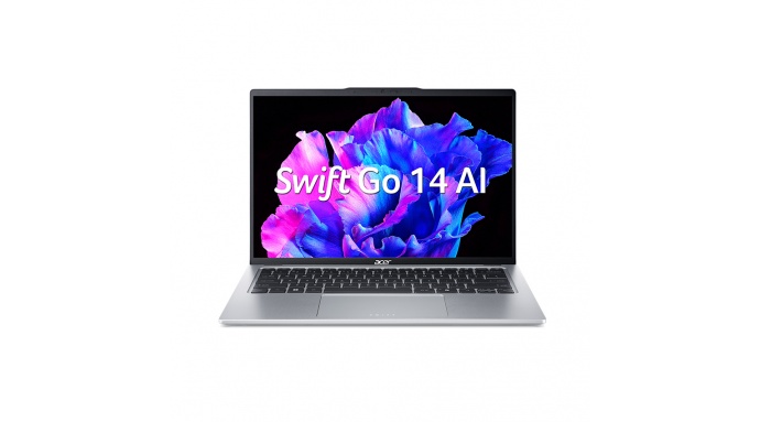 Laptop Acer Swift Go AI Gen 2 SFG14-73-71ZX (NX.KSLSV.002) (Ultra 7-155H/16GB RAM/512GB SSD/14.0 inch IPS 2.8K/Win11/Bạc/vỏ nhôm)