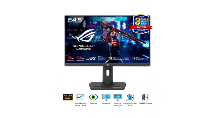 Màn hình ASUS ROG Strix XG259QNS (24.5 inch/FHD/Fast IPS/380Hz/0.3ms)