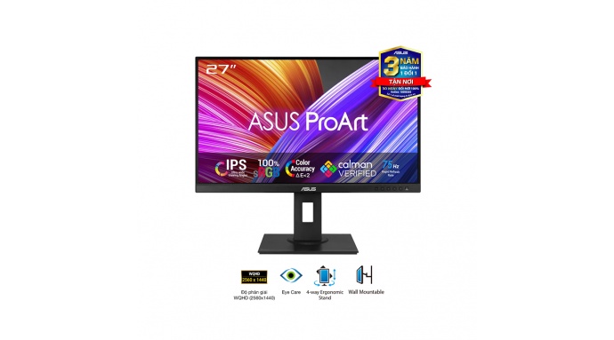Màn hình ASUS ProArt PA278QEV (27 inch/WQHD/IPS/75Hz/5ms)