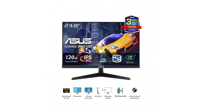 Màn hình ASUS VY279HGR (27 inch/FHD/IPS/120Hz/1ms)