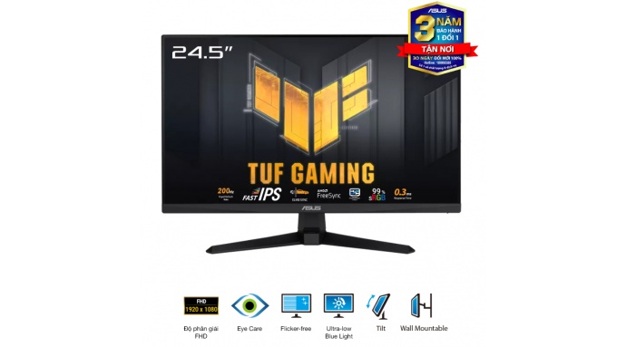 Màn hình Asus TUF VG259Q5A (24.5 inch/FHD/IPS/200Hz/1ms/Loa)