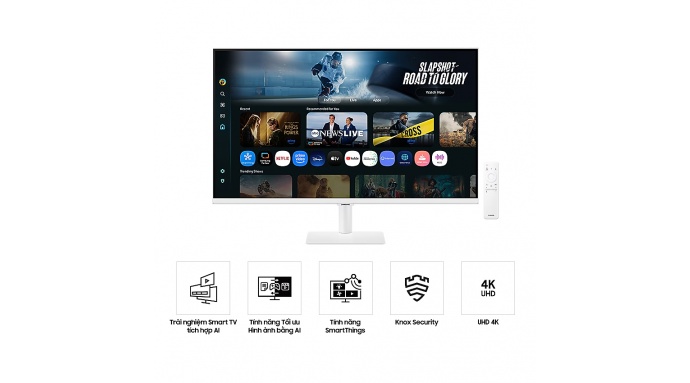 Màn hình thông minh Samsung M7 LS32FM701UEXXV (32 inch/UHD/VA/60Hz/4ms/loa)
