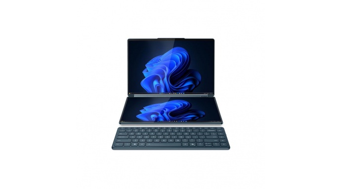 Laptop Lenovo Yoga Book 9 14IAH10 (83KJ001QVN) (U9 285H/32GB RAM/1TB SSD/2x14 2.8K Cảm ứng/Win11/Office H&S/Xanh)
