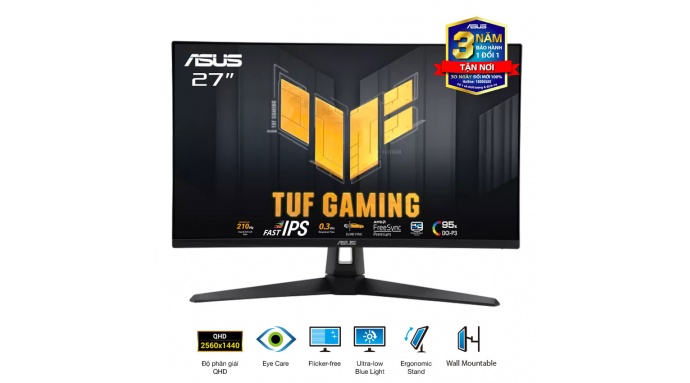 Màn hình Asus TUF VG27AQ5A (27 inch/QHD/Fast IPS/210Hz/1ms/loa)