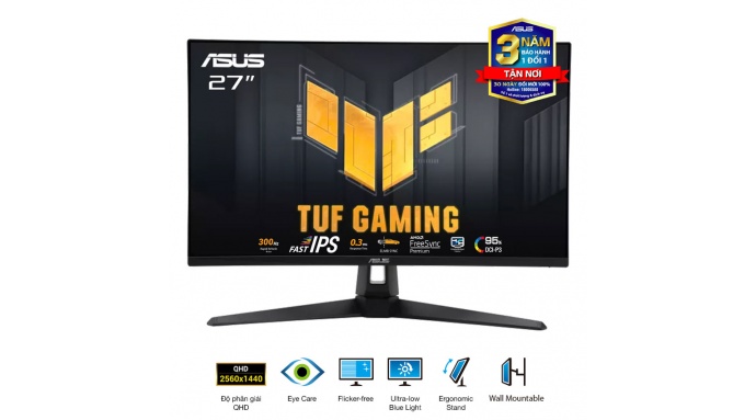 Màn hình Asus TUF VG27AQM5A (27 inch/QHD/Fast IPS/300Hz/1ms/loa)