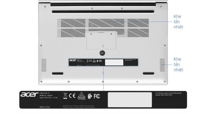 Laptop Acer Aspire Lite 15 AL15 71P 517D i5 12450H/16GB/512GB/Win11 (NX.J7KSV.001)