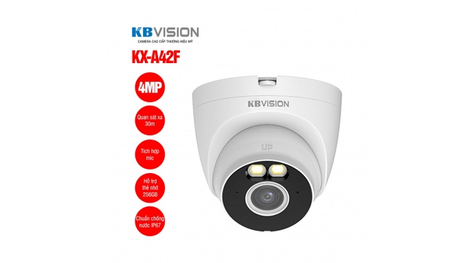Camera dome Wifi 4MP KBVISION KX-A42F