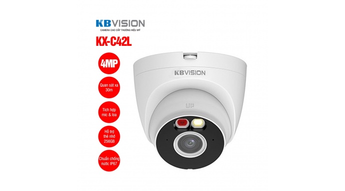 Camera dome Wifi 4MP KBVISION KX-C42L