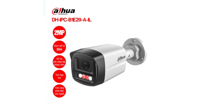 Camera IP 2MP DAHUA DH-IPC-B1E29-A-IL