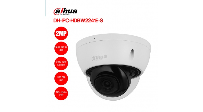 Camera IP 2MP DAHUA DH-IPC-HDBW2241E-S