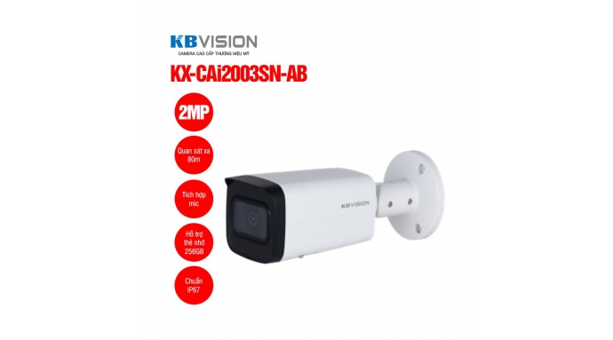 Camera IP 2MP KBVISION KX-CAi2003SN-AB