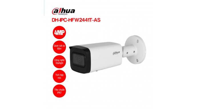 Camera IP 4MP DAHUA DH-IPC-HFW2441T-AS