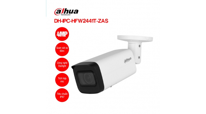 Camera IP 4MP DAHUA DH-IPC-HFW2441T-ZAS