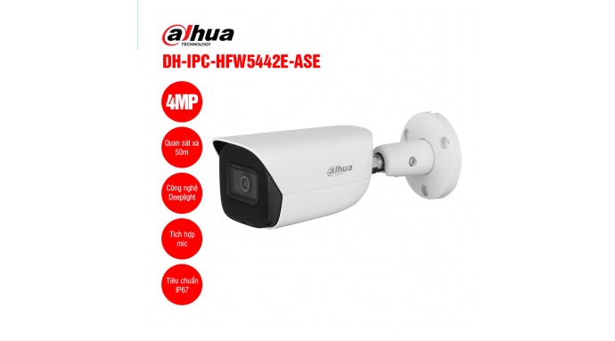 Camera IP 4MP DAHUA DH-IPC-HFW5442E-ASE