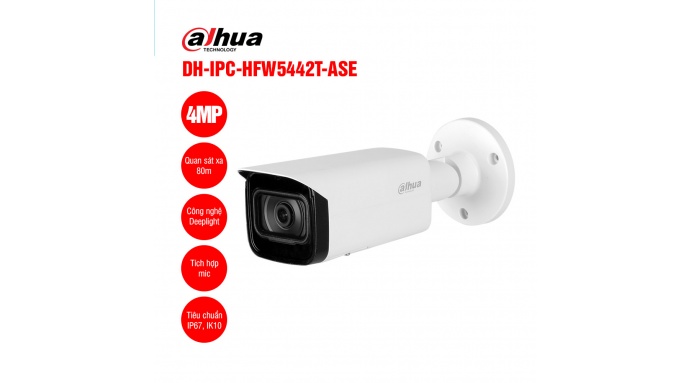 Camera IP 4MP DAHUA DH-IPC-HFW5442T-ASE