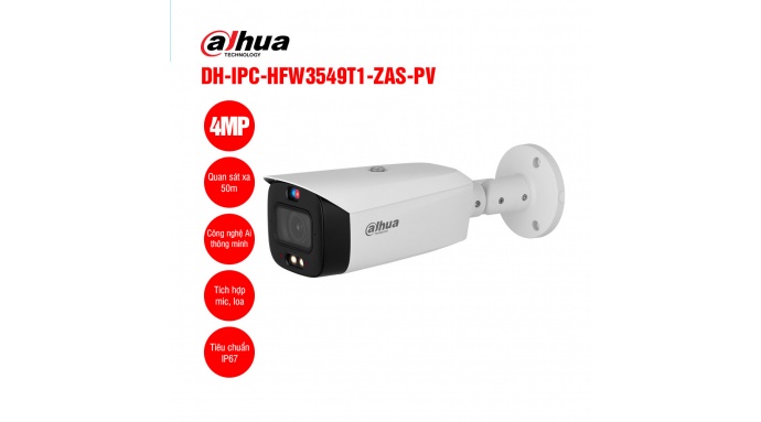 Camera IP 5MP DAHUA DH-IPC-HFW3549T1-ZAS-PV