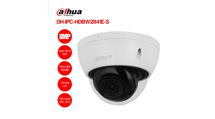 Camera IP 8MP DAHUA DH-IPC-HDBW2841E-S