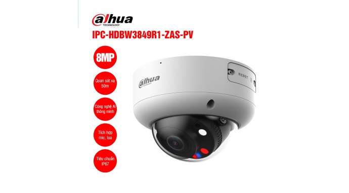Camera IP 8MP DAHUA DH-IPC-HDBW3849R1-ZAS-PV