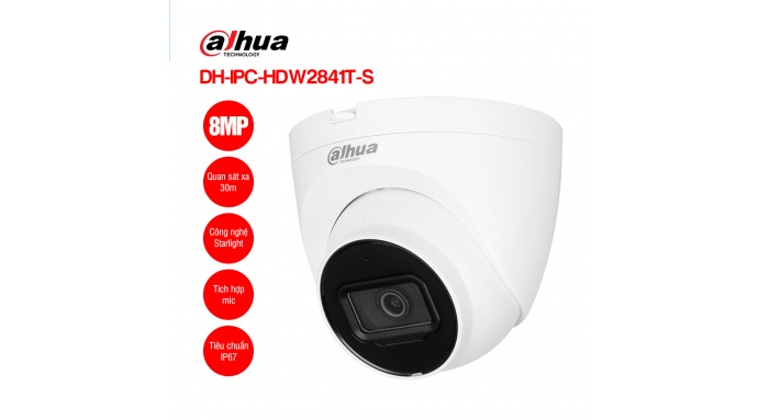Camera IP 8MP DAHUA DH-IPC-HDW2841T-S