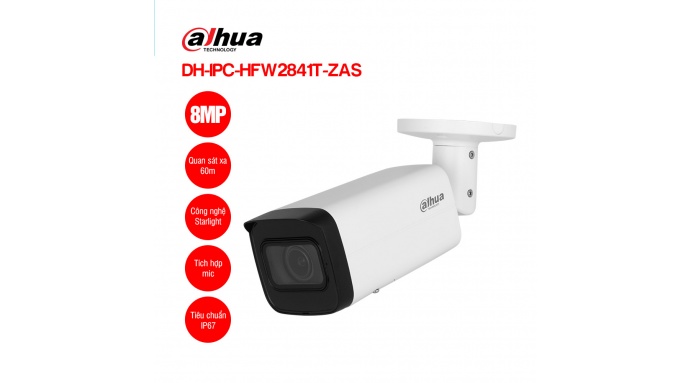 Camera IP 8MP DAHUA DH-IPC-HFW2841T-ZAS