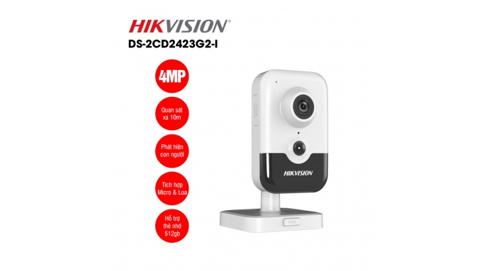 Camera IP Cube 2MP Hikvision DS-2CD2423G2-I