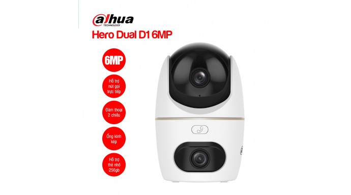 Camera Wifi DAHUA Hero Dual D1 6MP (DH-H3D-3F)