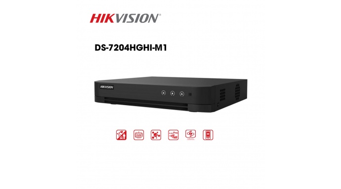 Đầu ghi hình 4 kênh Turbo HD 5 Hikvision DS-7204HGHI-M1