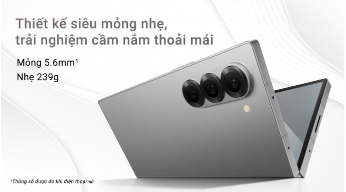 Điện thoại Samsung Galaxy Z Fold6 5G 12GB/256GB