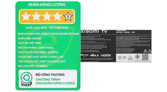 Google Tivi Xiaomi A 32 inch L32M8-P2SEA