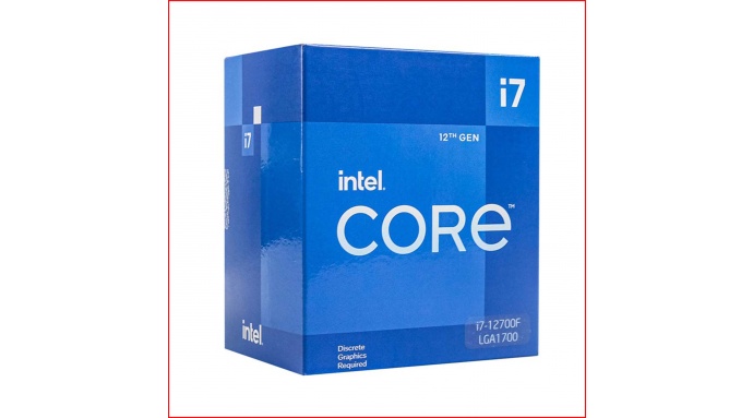 CPU INTEL Core i7-12700F (12C/20T, 4.90 GHz, 25MB) - 1700