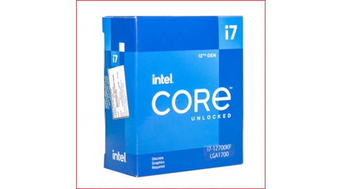 CPU Intel Core i7-12700KF (3.8GHz turbo up to 5.0Ghz, 12 nhân 20 luồng, 25MB Cache, 125W) - Socket Intel LGA 1700/Alder Lake)