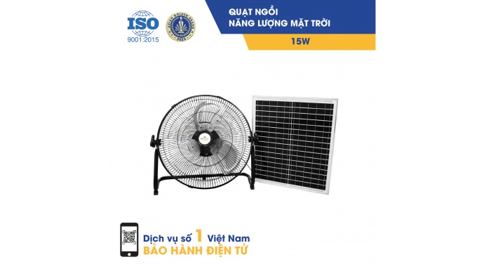 Quạt ngồi năng lượng mặt trời