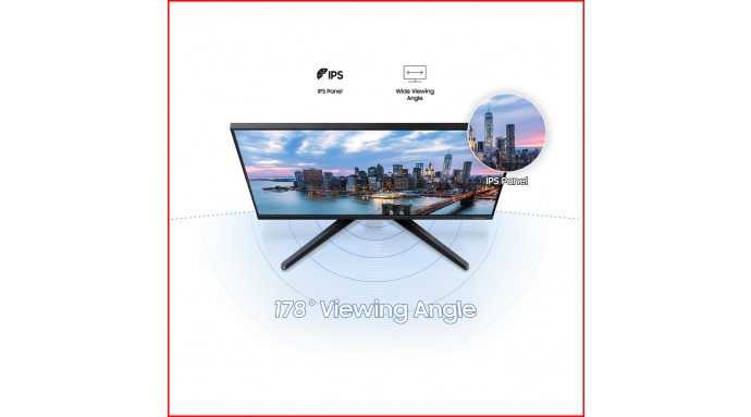 Màn hình Samsung LF24T370FWEXXV (24inch/FHD/IPS/75Hz/5ms/250nits/HDMI+DP)