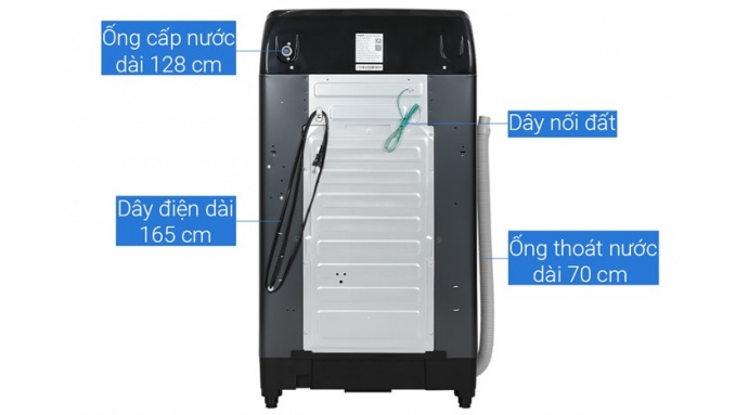 Máy giặt Aqua Inverter 12 kg AQW-DR120HT BK