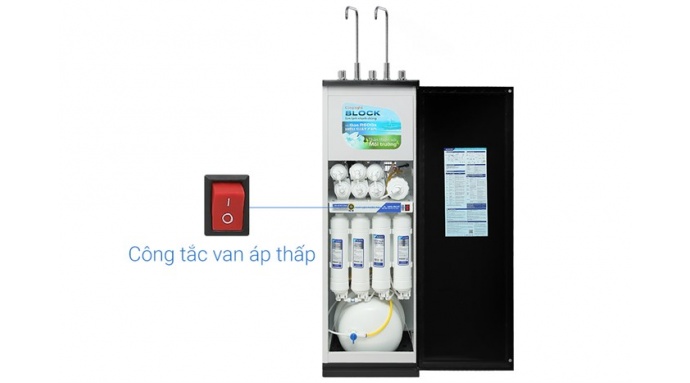 Máy lọc nước RO nóng nguội lạnh Hòa Phát HPN666 11 lõi