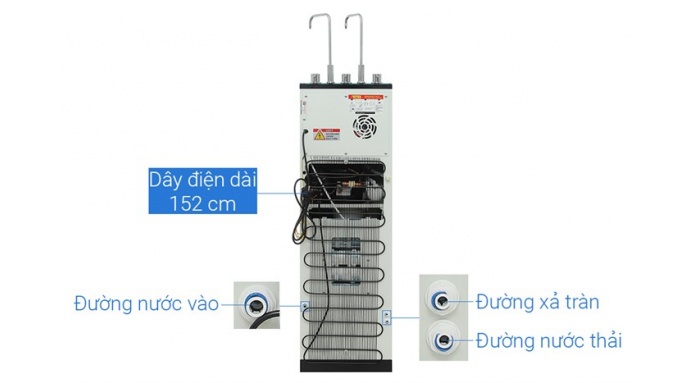 Máy lọc nước RO nóng nguội lạnh Sunhouse UltraPURE SHA76623KL 11 lõi