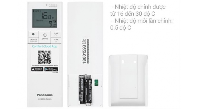 Máy lạnh treo tường cao cấp Inverter Panasonic CU/CS-XU18BKH-8 (2.0HP)