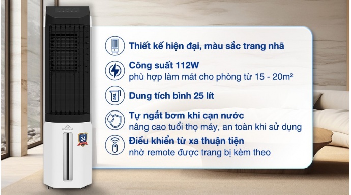 Quạt điều hoà Hòa Phát HPCF1-045 112W