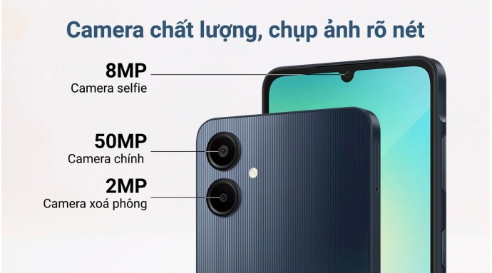 Điện thoại Samsung Galaxy A06 4GB/64GB