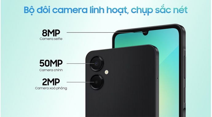 Điện thoại Samsung Galaxy A06 5G 6GB/128GB