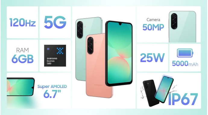 Điện thoại Samsung Galaxy A26 5G 6GB/128GB
