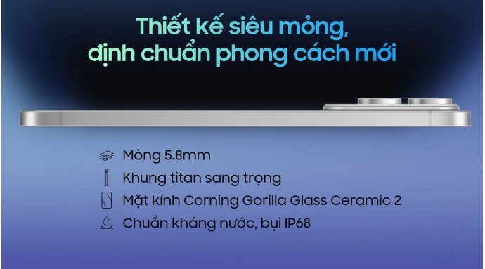 Điện thoại Samsung Galaxy S25 Edge 5G 12GB/512GB